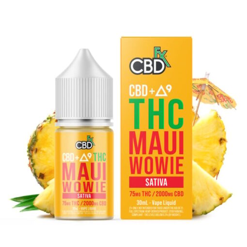 CBD + Delta-9 THC-Vape-Saft: Maui Wowie – Sativa